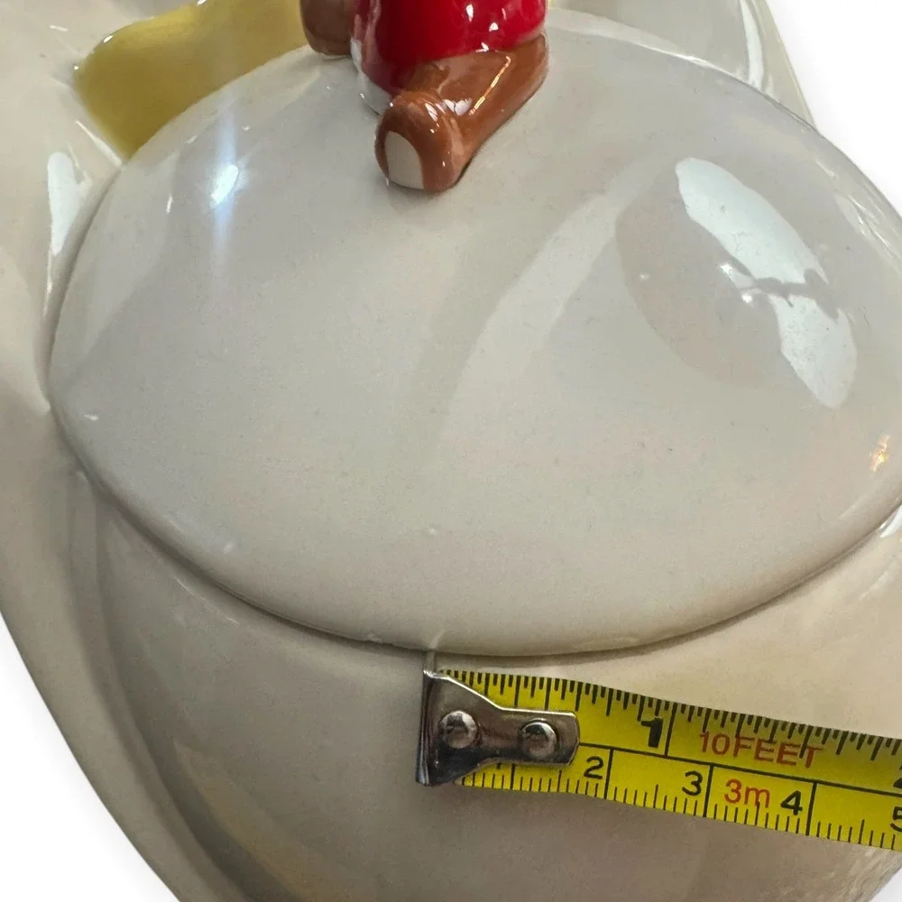 Disney VTG Dumbo Ceramic Cookie Jar Timothy Q Mouse Elephant Collectible 1992